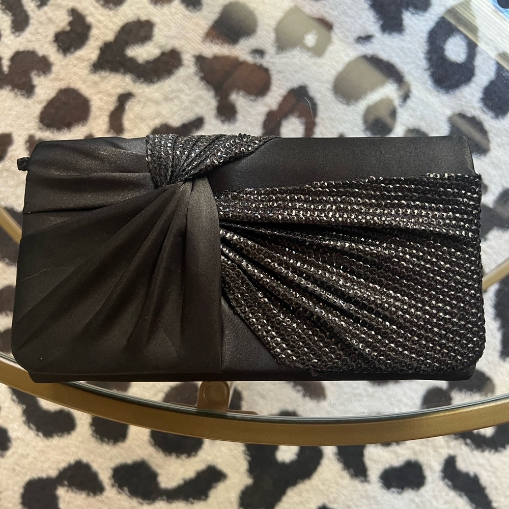 Elegant Black Evening Clutch Homecoming, wedding, prom, special occasion